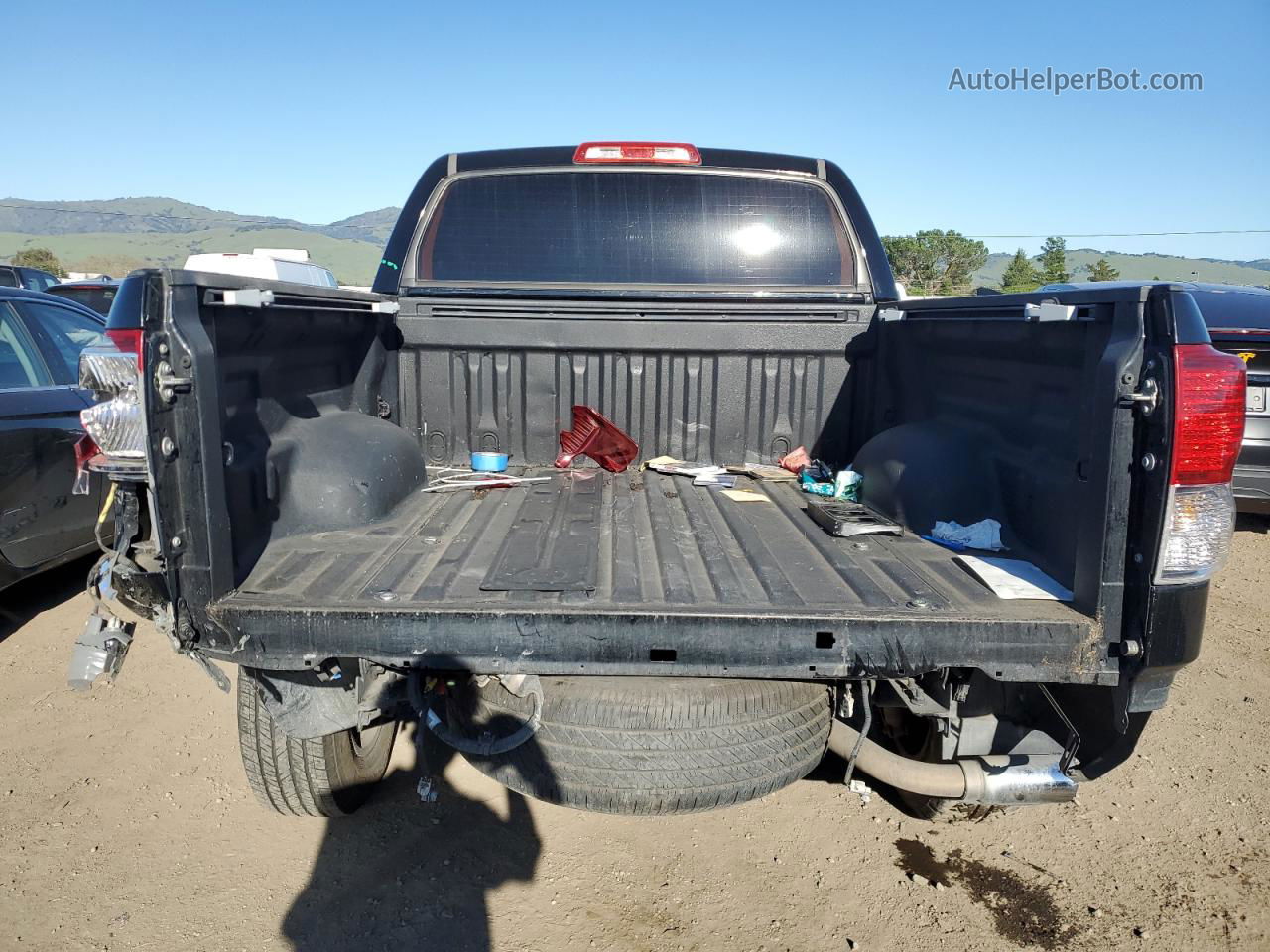 2012 Toyota Tundra Crewmax Sr5 Black vin: 5TFEY5F1XCX132433