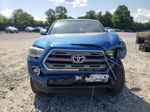 2017 Toyota Tacoma Double Cab Синий vin: 5TFEZ5CN7HX032852