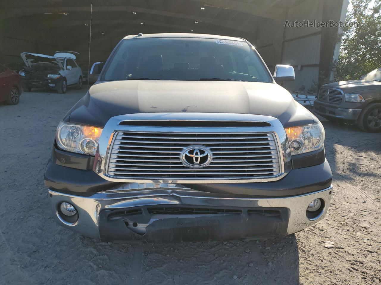 2012 Toyota Tundra Crewmax Limited Gray vin: 5TFFY5F16CX128495