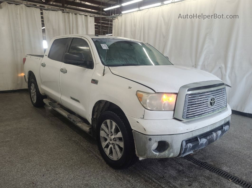 2012 Toyota Tundra Limited 5.7l V8 White vin: 5TFFY5F17CX127582