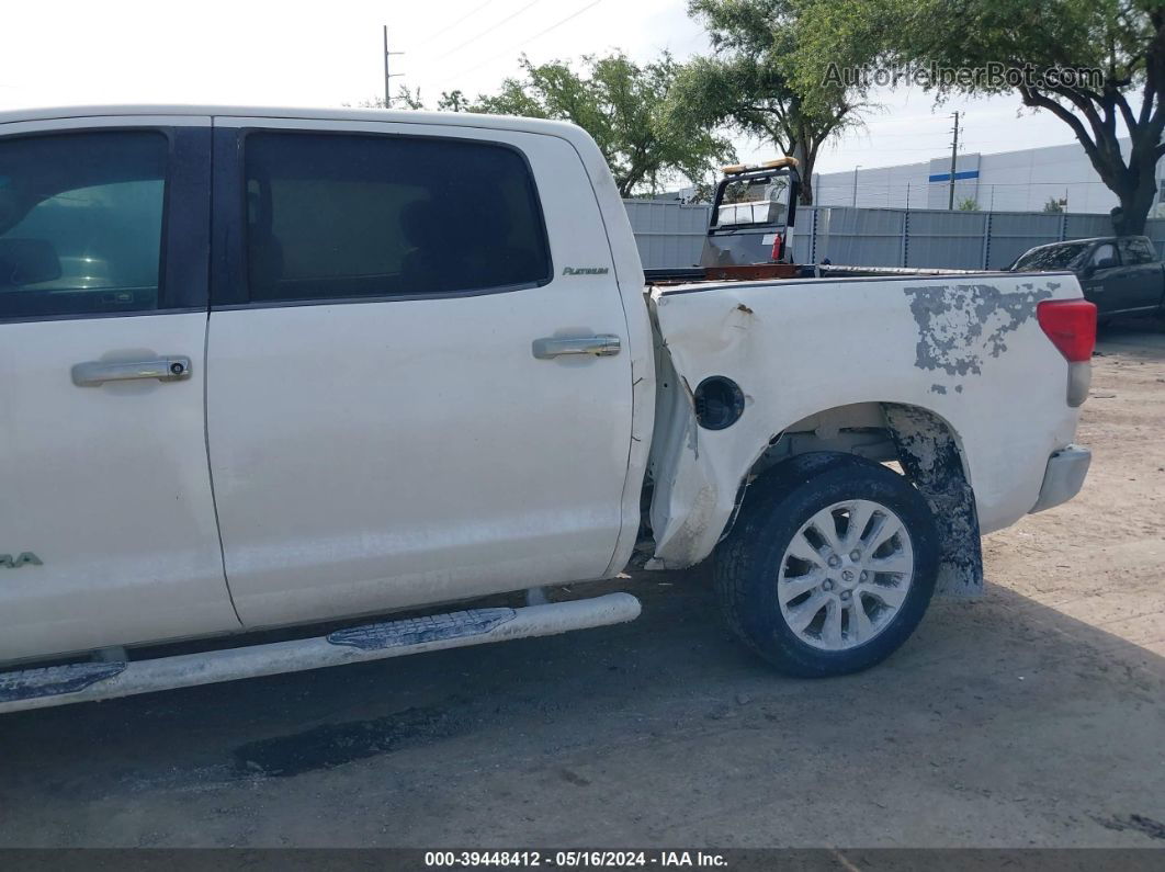 2012 Toyota Tundra Limited 5.7l V8 White vin: 5TFFY5F17CX127582