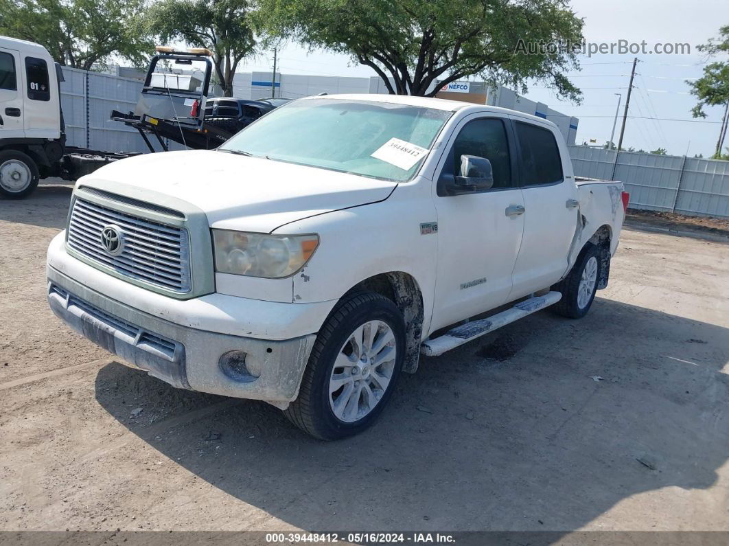 2012 Toyota Tundra Limited 5.7l V8 White vin: 5TFFY5F17CX127582