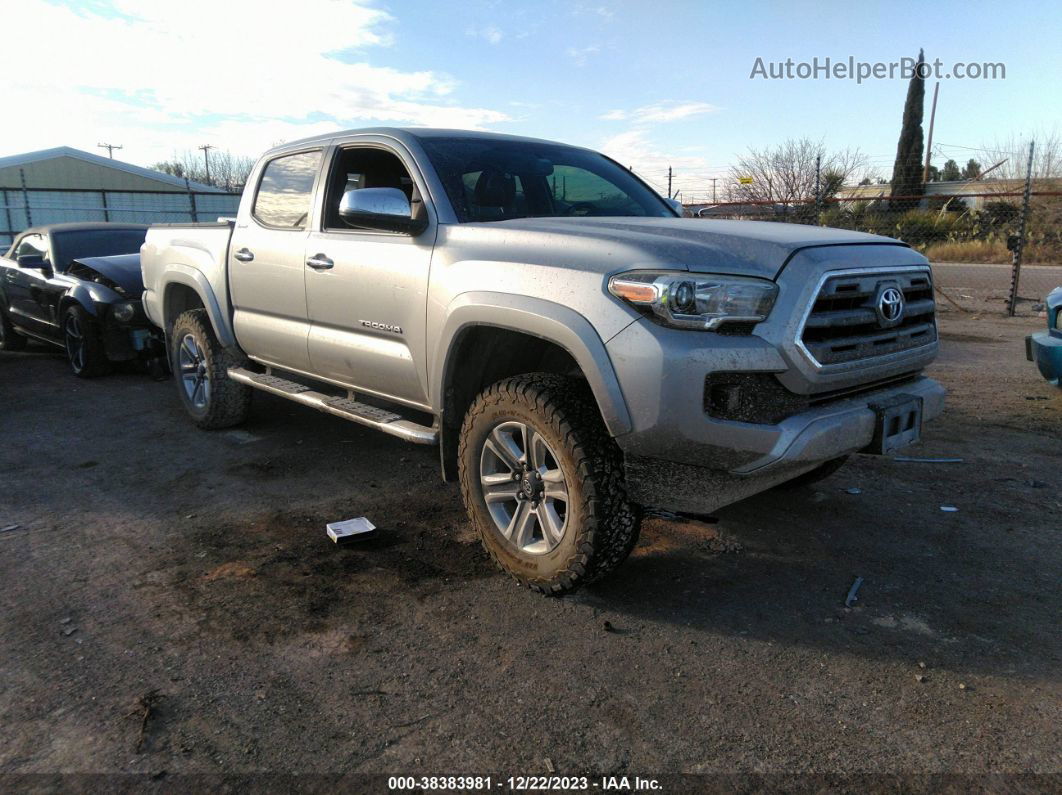 2017 Toyota Tacoma Limited Серебряный vin: 5TFGZ5AN0HX067955