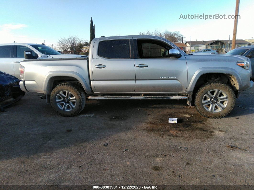 2017 Toyota Tacoma Limited Silver vin: 5TFGZ5AN0HX067955