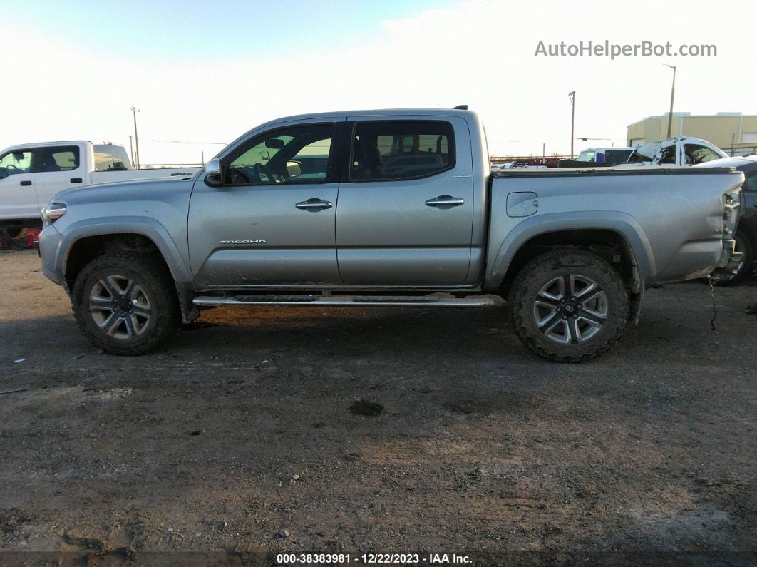 2017 Toyota Tacoma Limited Silver vin: 5TFGZ5AN0HX067955