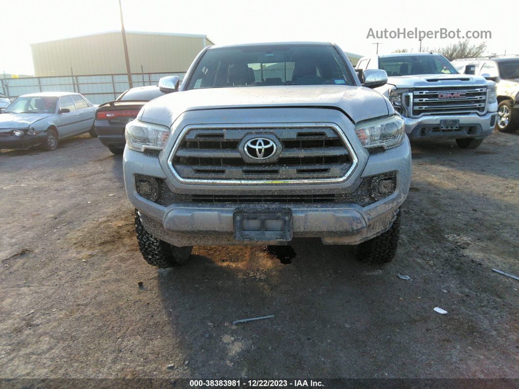 2017 Toyota Tacoma Limited Серебряный vin: 5TFGZ5AN0HX067955