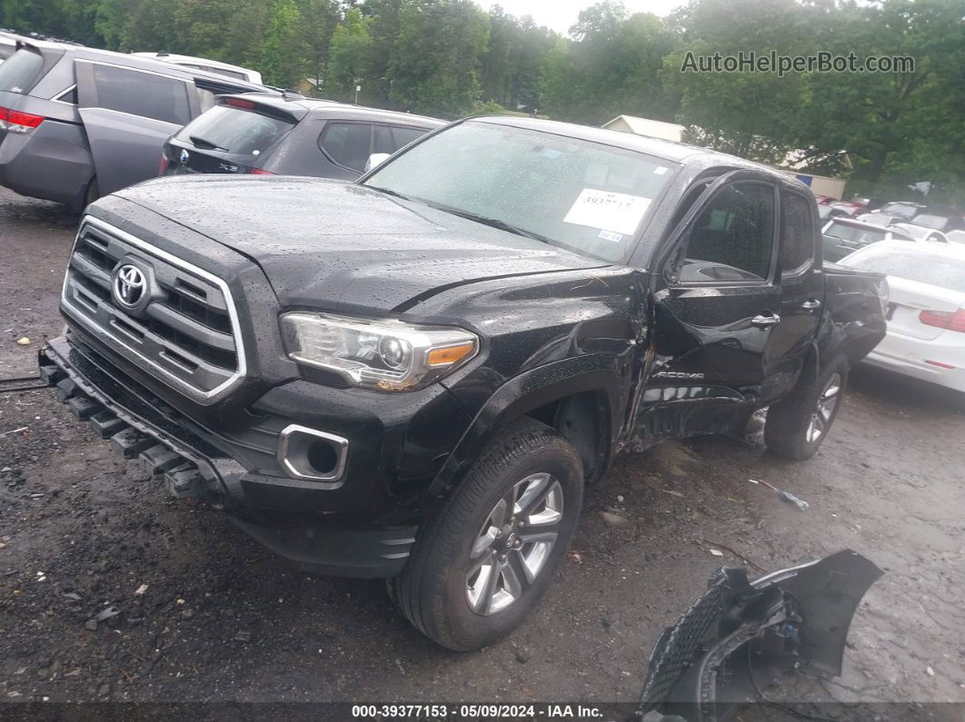 2017 Toyota Tacoma Limited Black vin: 5TFGZ5AN6HX067684