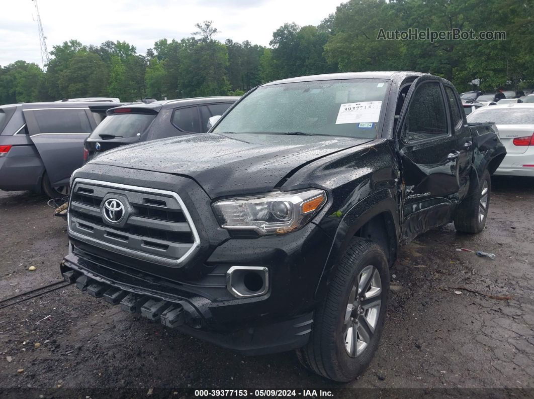 2017 Toyota Tacoma Limited Black vin: 5TFGZ5AN6HX067684