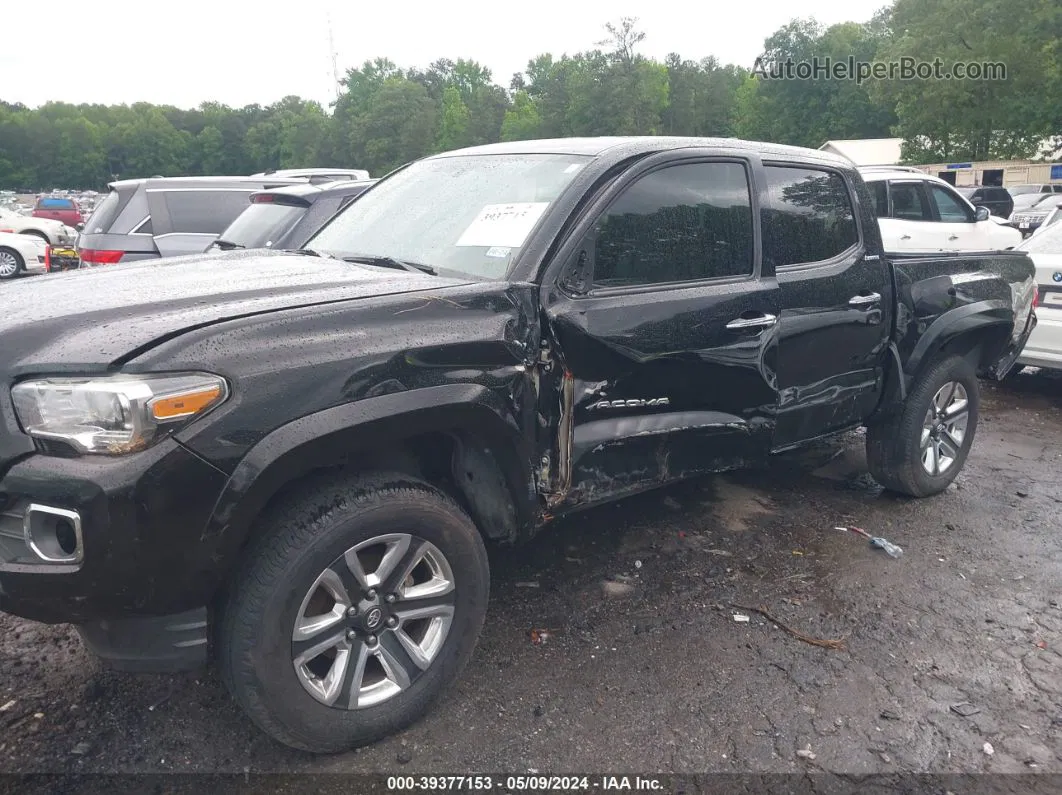 2017 Toyota Tacoma Limited Black vin: 5TFGZ5AN6HX067684