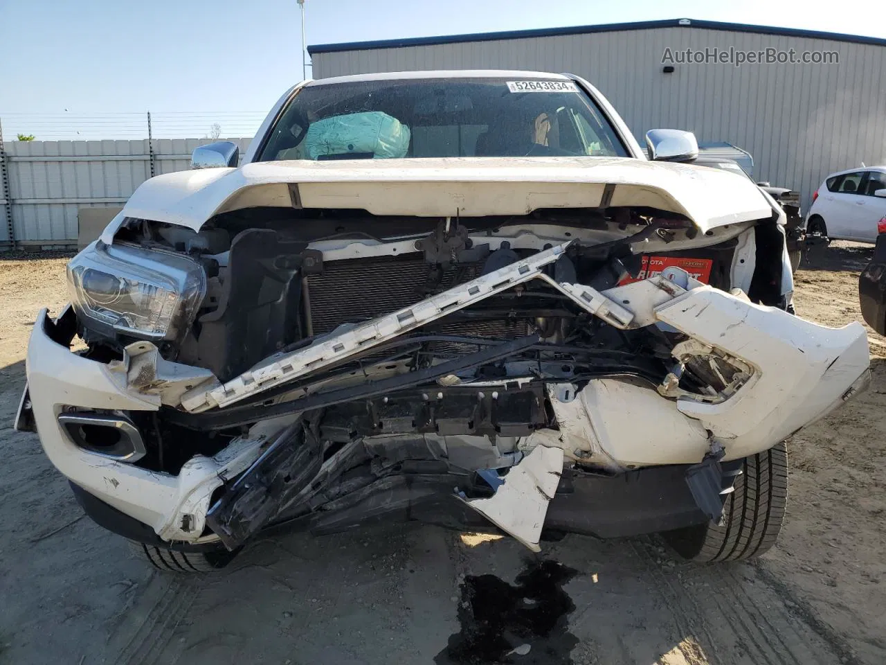 2017 Toyota Tacoma Double Cab White vin: 5TFGZ5AN6HX075154