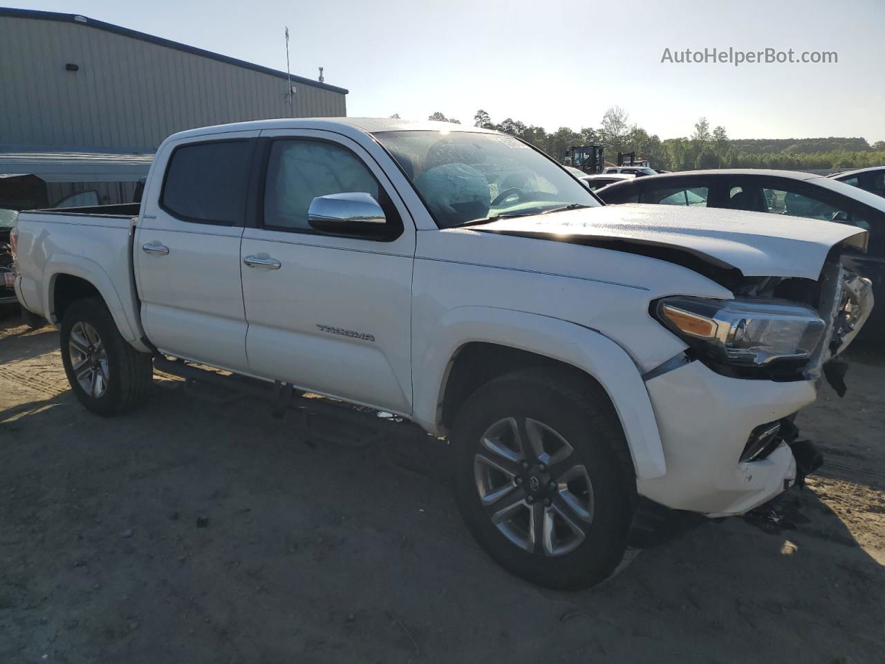 2017 Toyota Tacoma Double Cab Белый vin: 5TFGZ5AN6HX075154