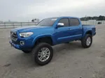 2017 Toyota Tacoma Double Cab Blue vin: 5TFGZ5AN6HX109982