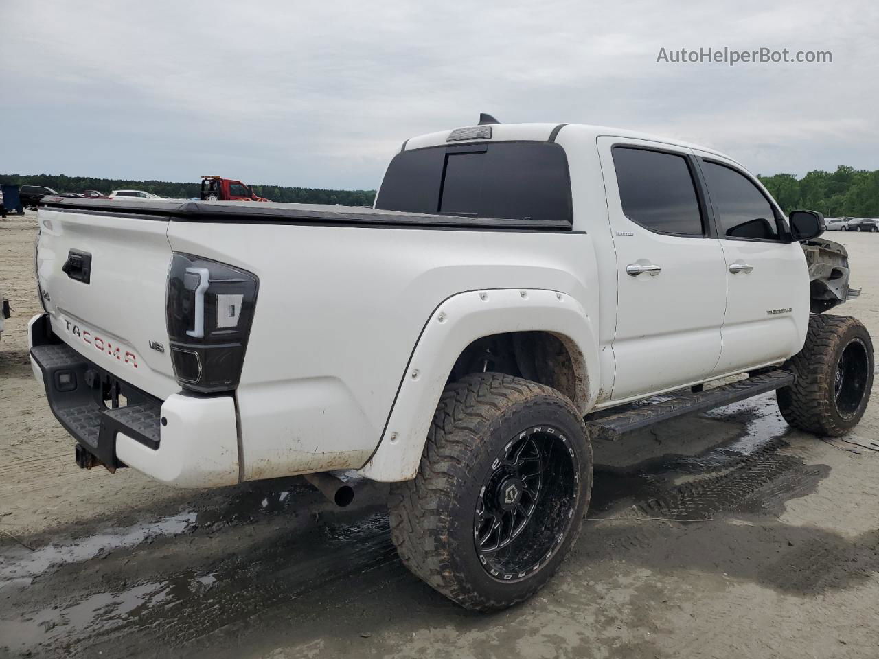 2017 Toyota Tacoma Double Cab White vin: 5TFGZ5AN9HX097410