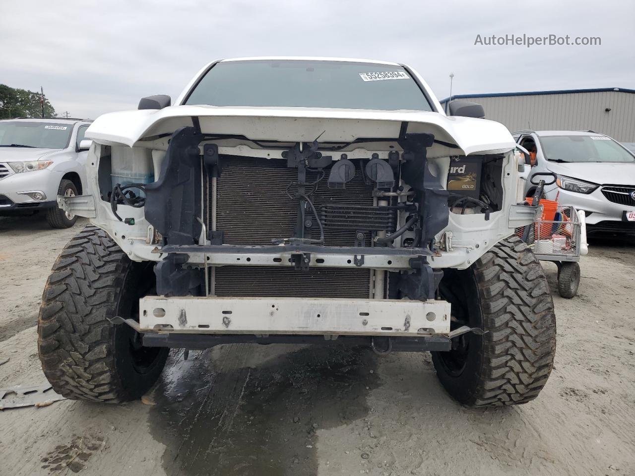 2017 Toyota Tacoma Double Cab White vin: 5TFGZ5AN9HX097410