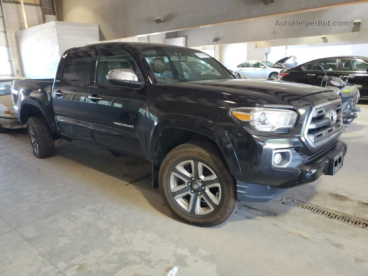 2017 Toyota Tacoma Double Cab Black vin: 5TFGZ5ANXHX061998