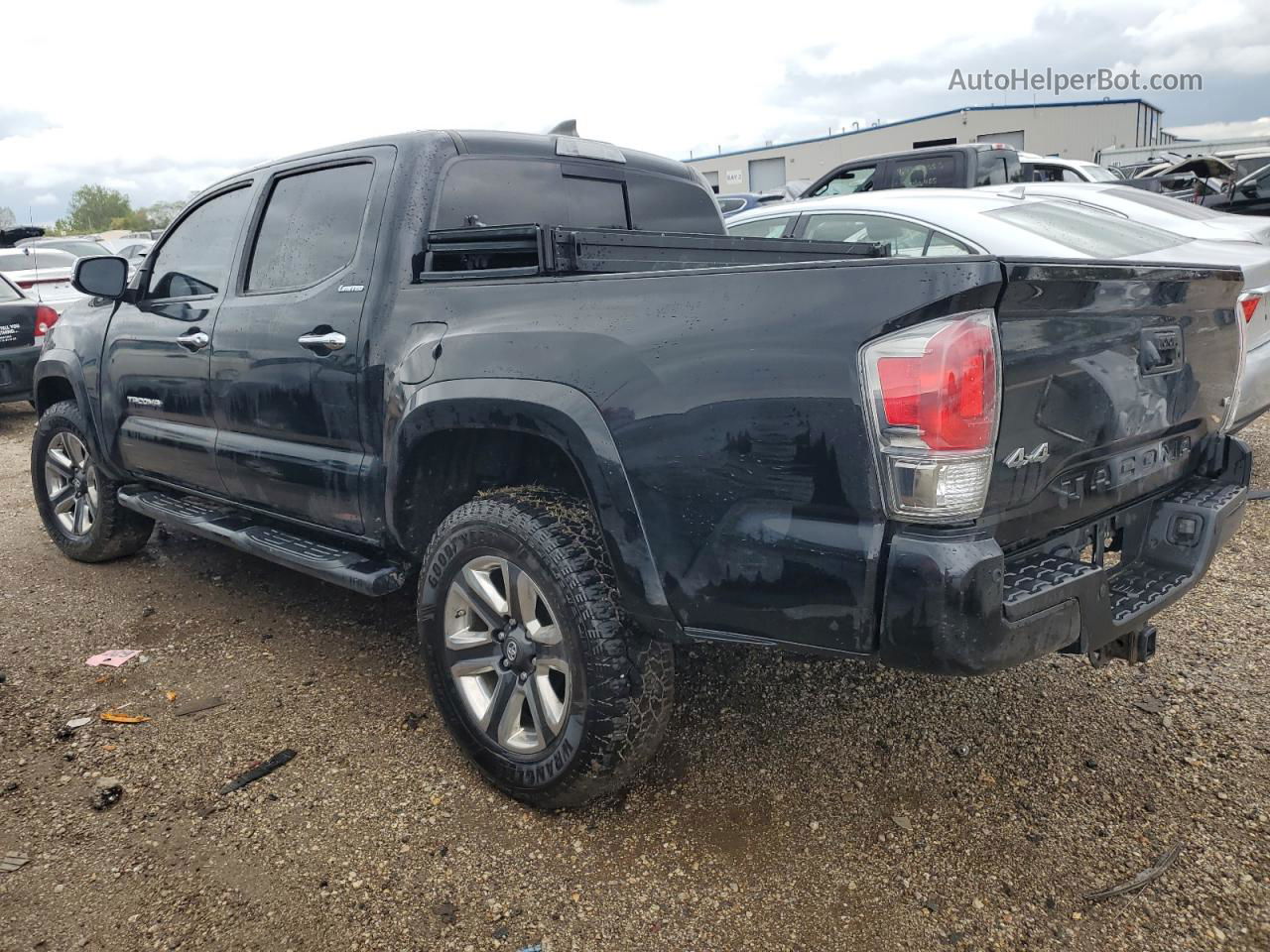 2017 Toyota Tacoma Double Cab Black vin: 5TFGZ5ANXHX116885