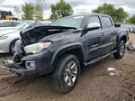 2017 Toyota Tacoma Double Cab Black vin: 5TFGZ5ANXHX116885