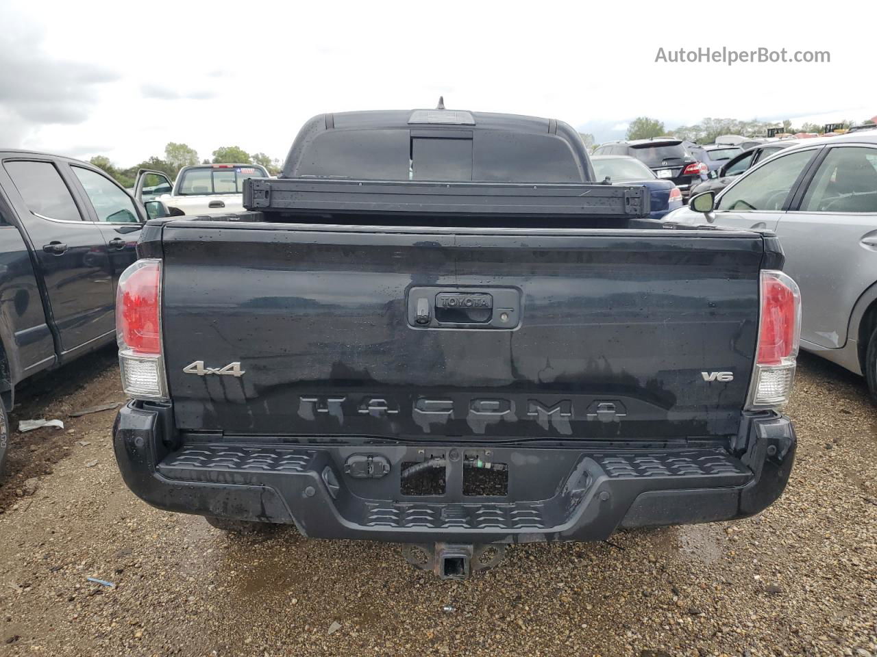 2017 Toyota Tacoma Double Cab Black vin: 5TFGZ5ANXHX116885