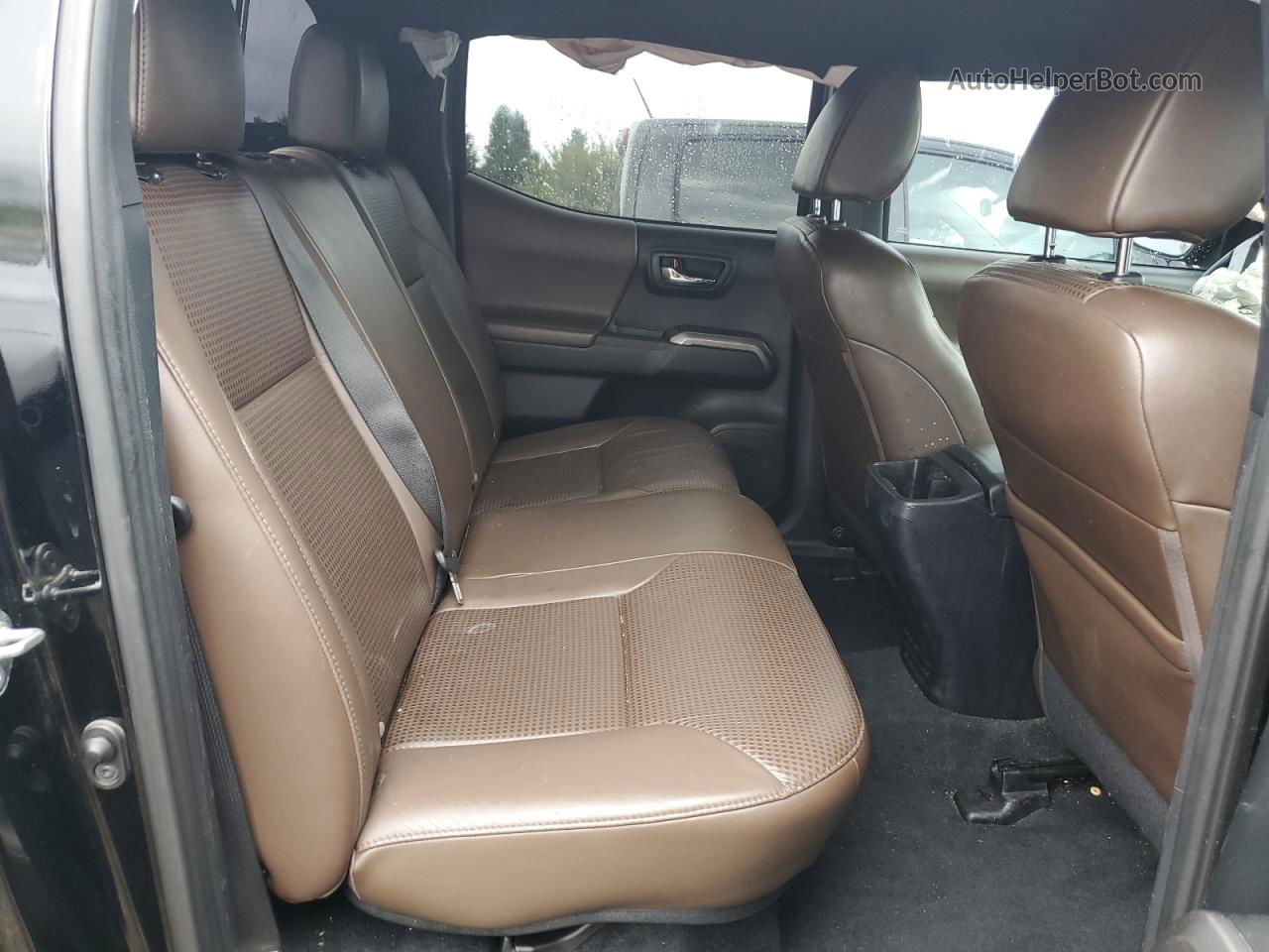 2017 Toyota Tacoma Double Cab Black vin: 5TFGZ5ANXHX116885