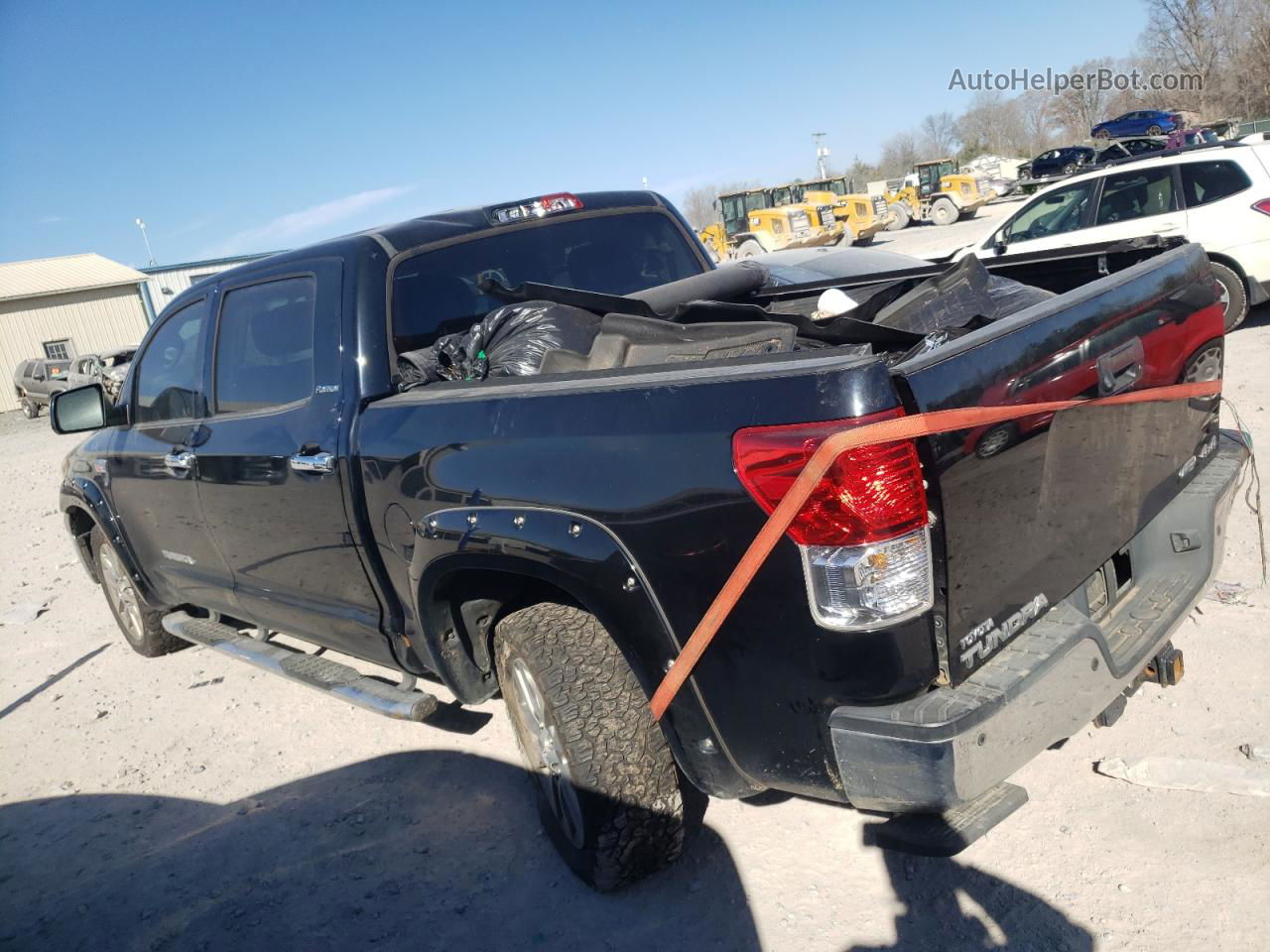 2012 Toyota Tundra Crewmax Limited Black vin: 5TFHW5F10CX254026