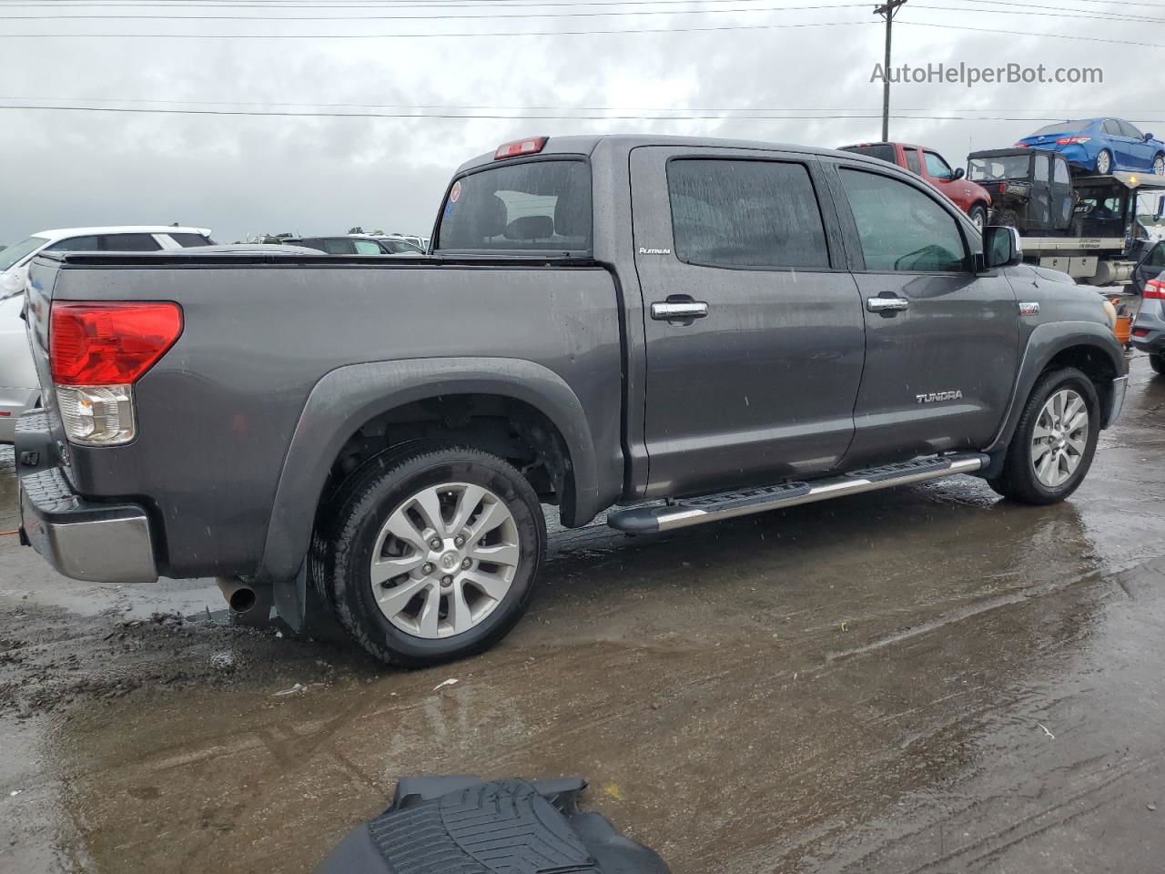 2012 Toyota Tundra Crewmax Limited Black vin: 5TFHW5F13CX214488