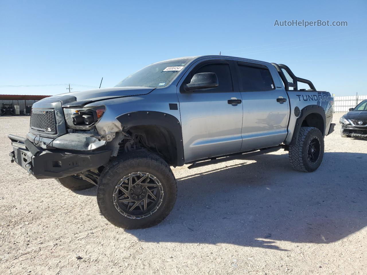 2012 Toyota Tundra Crewmax Limited Silver vin: 5TFHY5F12CX264681