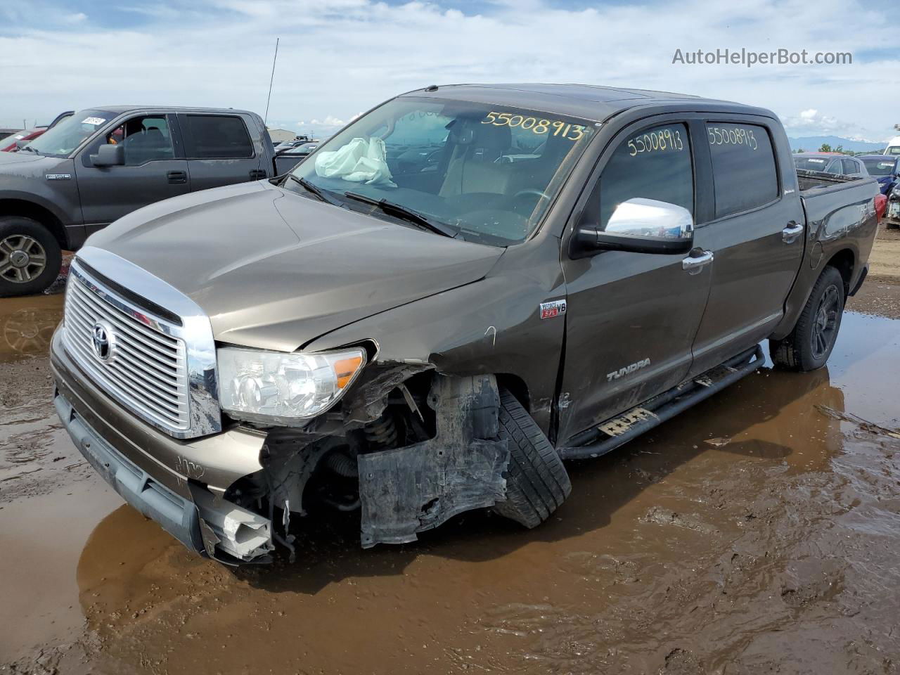 2012 Toyota Tundra Crewmax Limited Gray vin: 5TFHY5F15CX219198