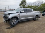 2012 Toyota Tundra Crewmax Limited Silver vin: 5TFHY5F1XCX216359