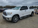 2012 Toyota Tundra Double Cab Sr5 White vin: 5TFRM5F10CX039658