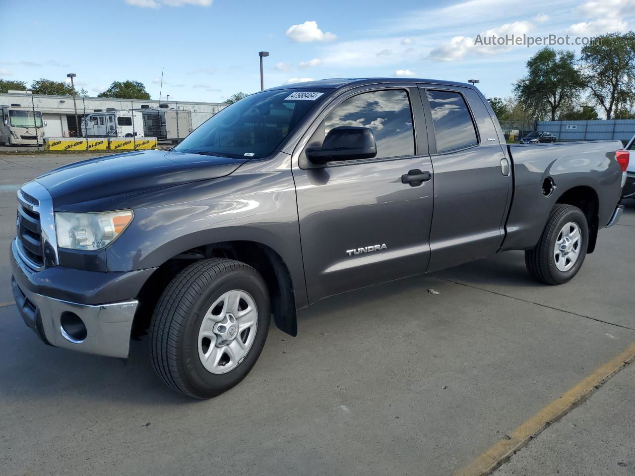 2012 Toyota Tundra Double Cab Sr5 Gray vin: 5TFRM5F11CX046392