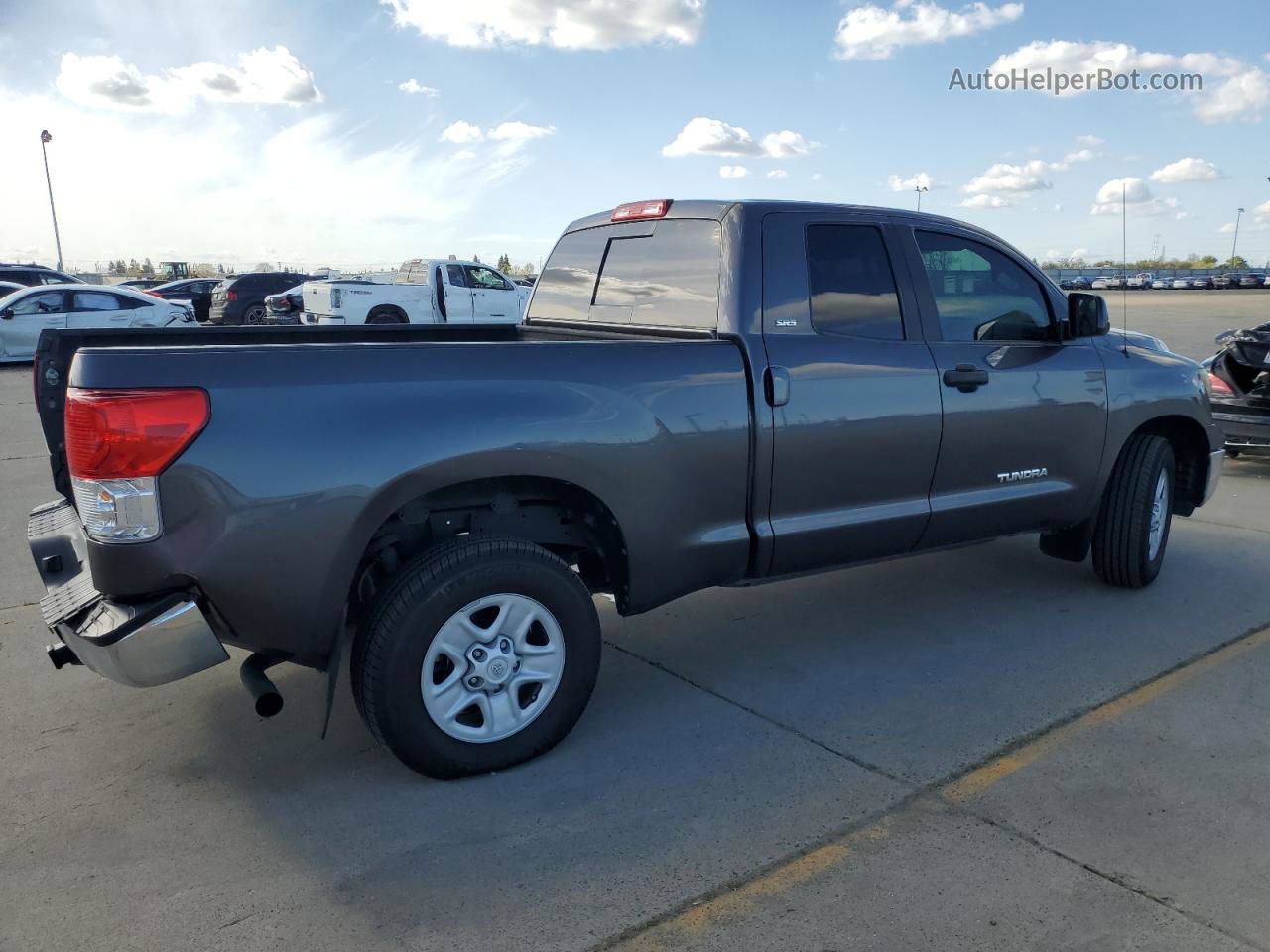 2012 Toyota Tundra Double Cab Sr5 Gray vin: 5TFRM5F11CX046392