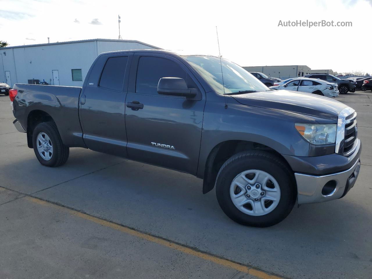 2012 Toyota Tundra Double Cab Sr5 Gray vin: 5TFRM5F11CX046392