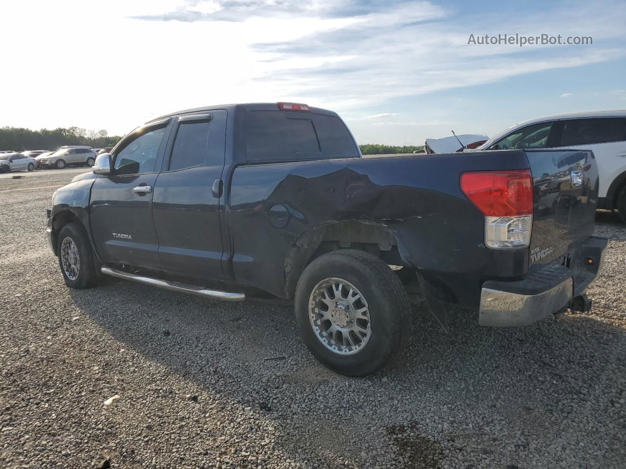 2012 Toyota Tundra Double Cab Sr5 Blue vin: 5TFRM5F11CX047543