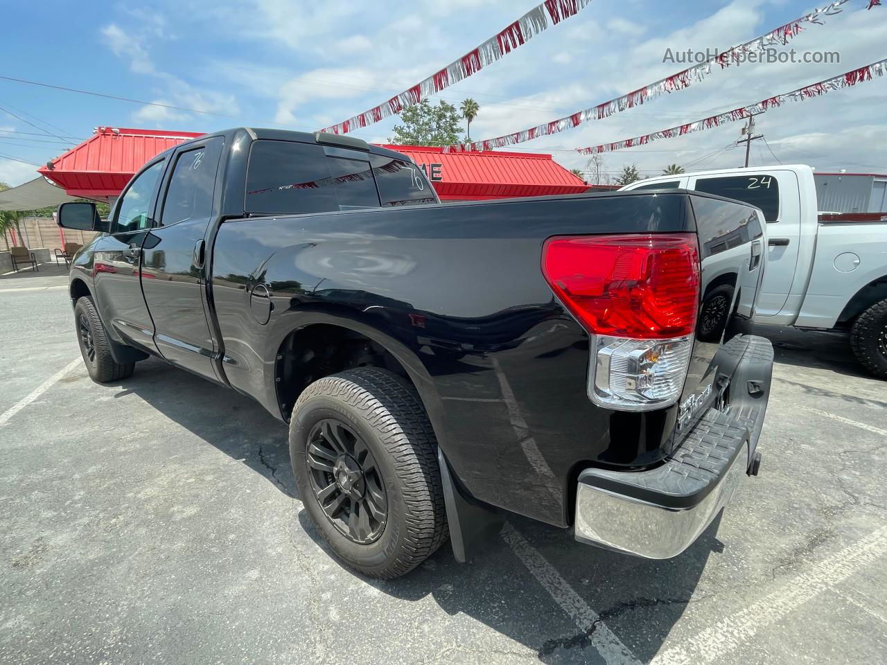 2012 Toyota Tundra Double Cab Sr5 Black vin: 5TFRM5F12CX041198