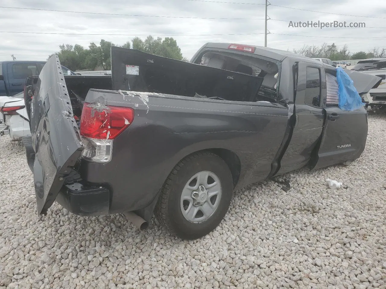 2012 Toyota Tundra Double Cab Sr5 Gray vin: 5TFRM5F12CX038320