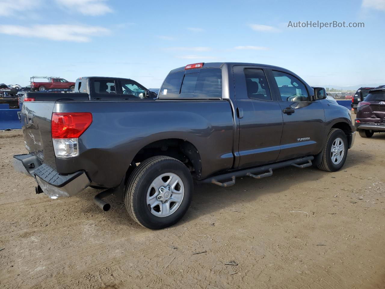 2012 Toyota Tundra Double Cab Sr5 Gray vin: 5TFRM5F13CX038259