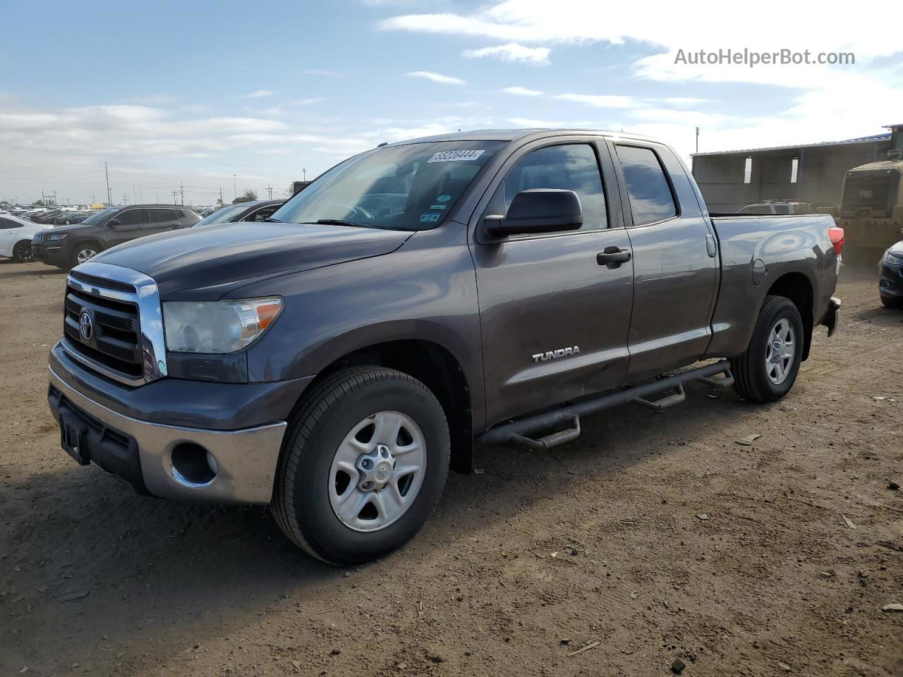 2012 Toyota Tundra Double Cab Sr5 Gray vin: 5TFRM5F13CX038259