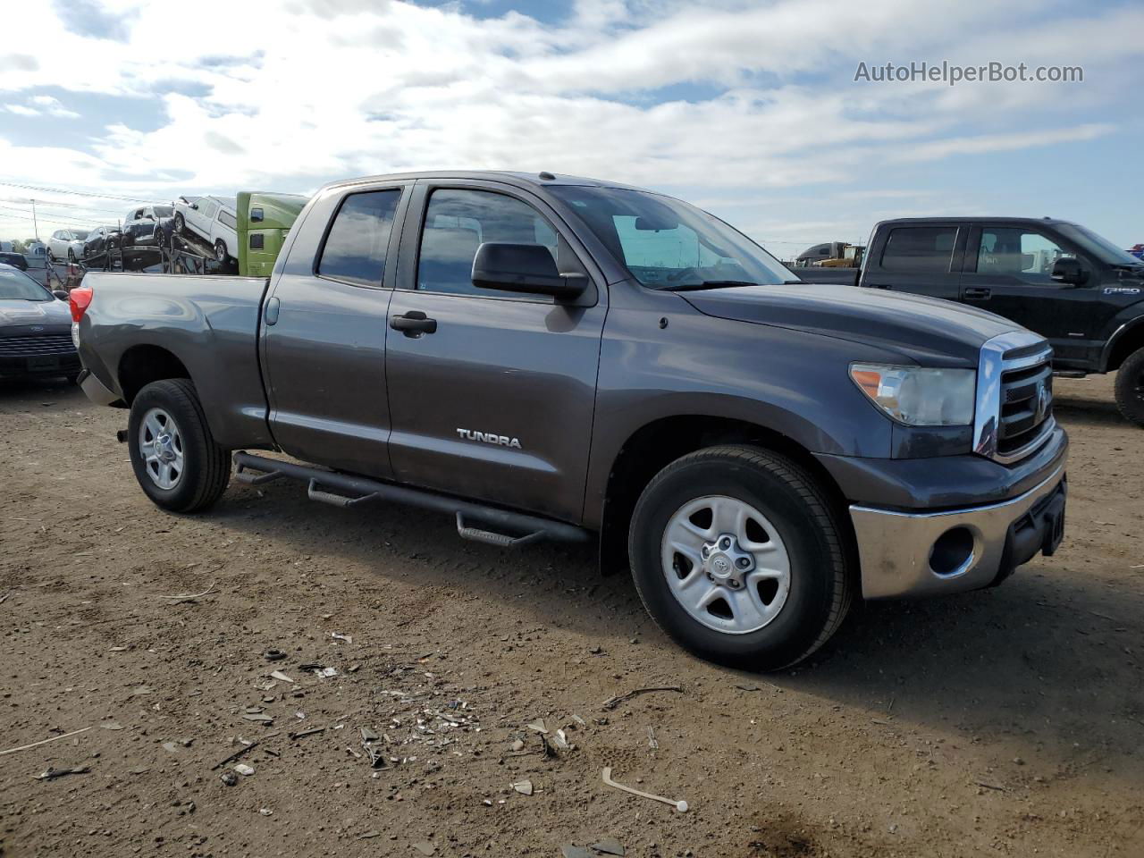 2012 Toyota Tundra Double Cab Sr5 Gray vin: 5TFRM5F13CX038259