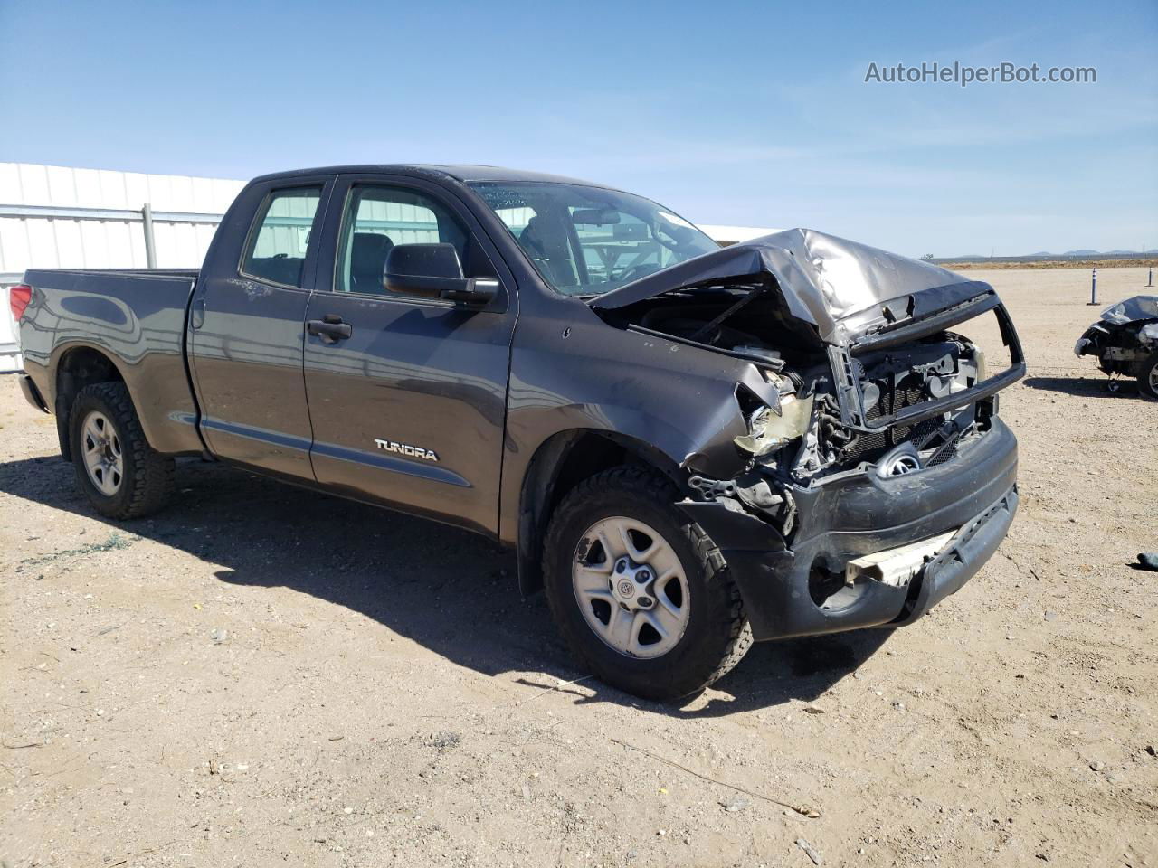 2012 Toyota Tundra Double Cab Sr5 Gray vin: 5TFRM5F13CX045874