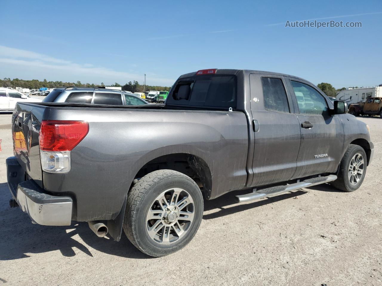 2012 Toyota Tundra Double Cab Sr5 Gray vin: 5TFRM5F14CX048668