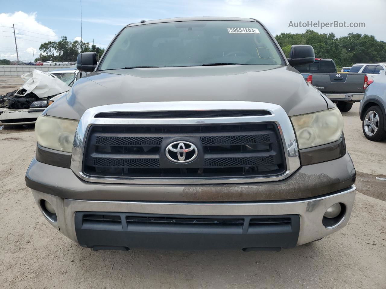 2012 Toyota Tundra Double Cab Sr5 Brown vin: 5TFRM5F14CX050159