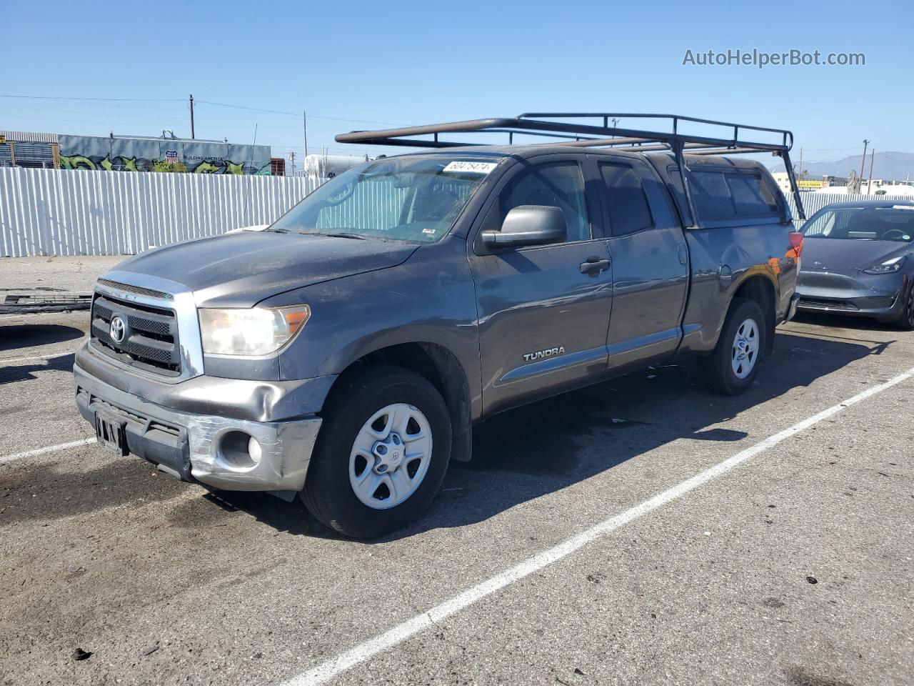 2012 Toyota Tundra Double Cab Sr5 Gray vin: 5TFRM5F16CX040569