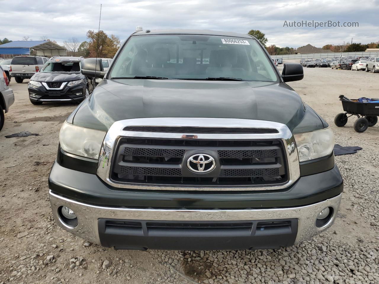 2012 Toyota Tundra Double Cab Sr5 Green vin: 5TFRM5F17CX044534