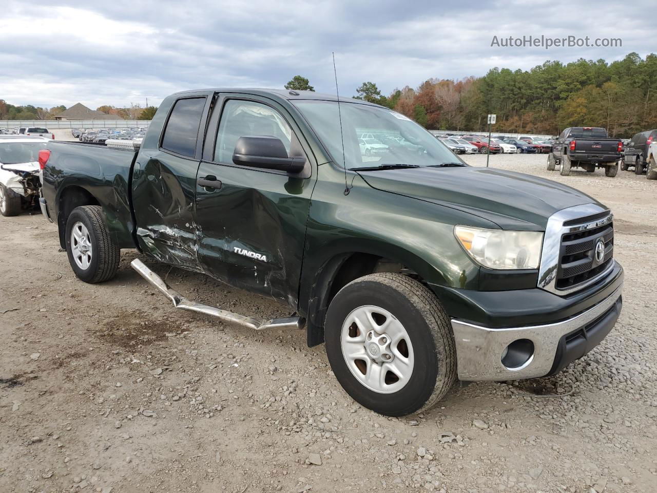 2012 Toyota Tundra Double Cab Sr5 Green vin: 5TFRM5F17CX044534