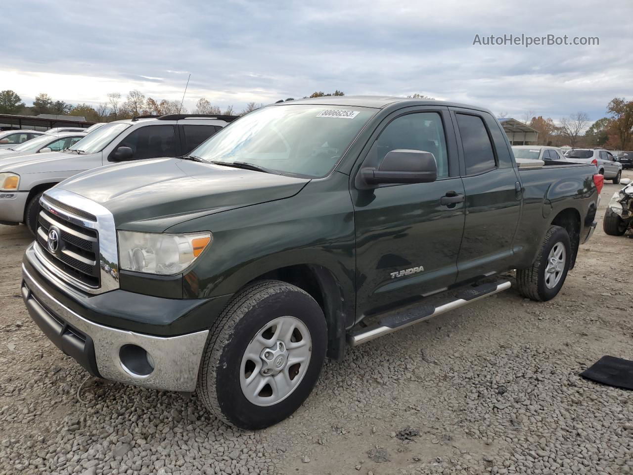 2012 Toyota Tundra Double Cab Sr5 Green vin: 5TFRM5F17CX044534