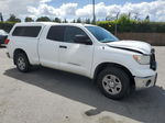 2012 Toyota Tundra Double Cab Sr5 White vin: 5TFRM5F19CX049685