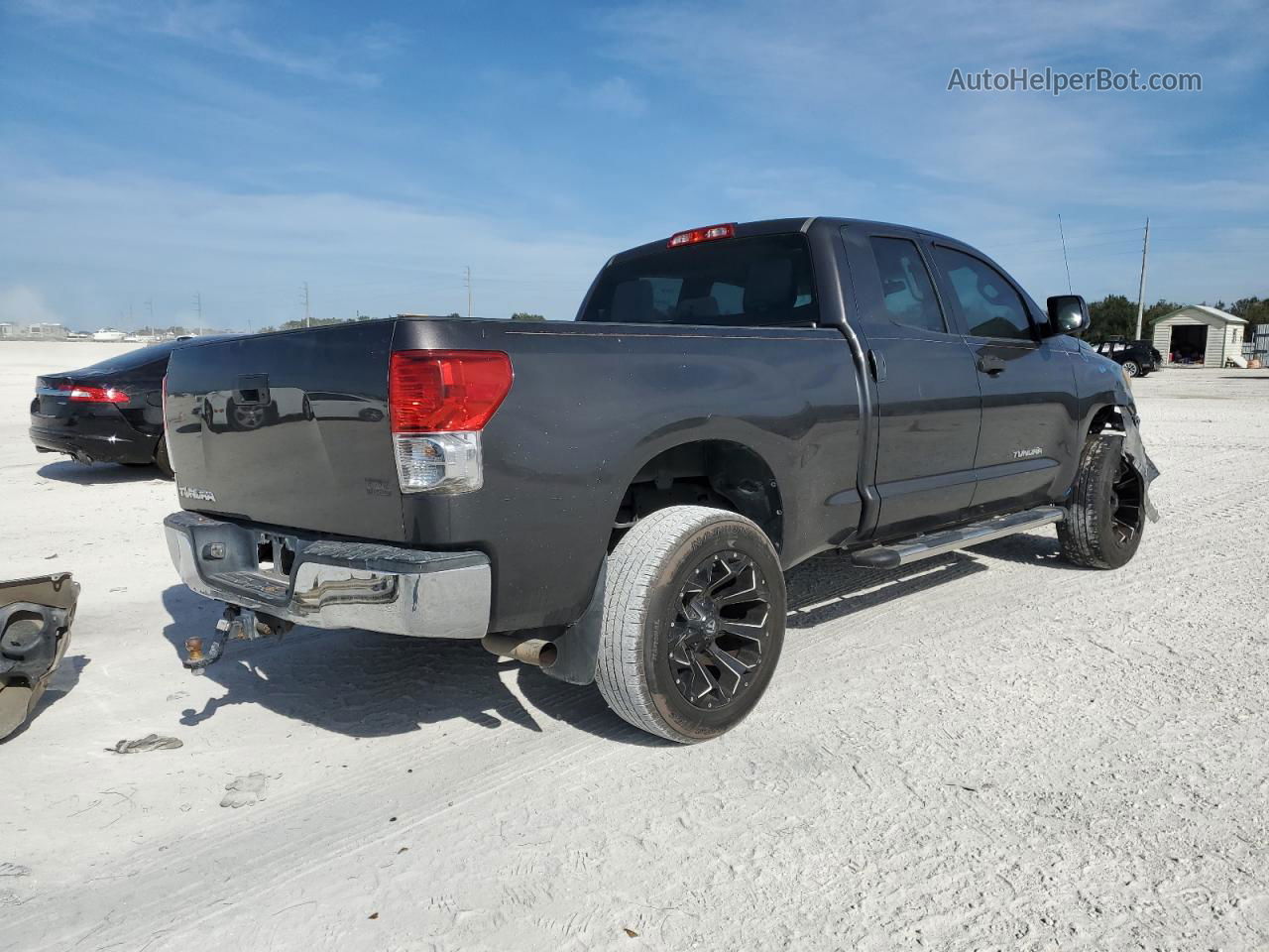 2012 Toyota Tundra Double Cab Sr5 Gray vin: 5TFRM5F19CX050108