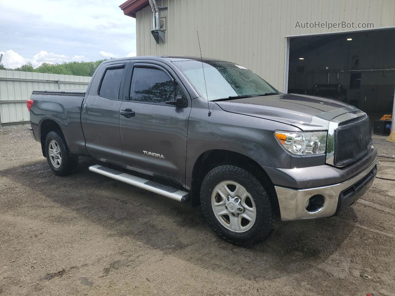 2012 Toyota Tundra Double Cab Sr5 Silver vin: 5TFRU5F15CX026615