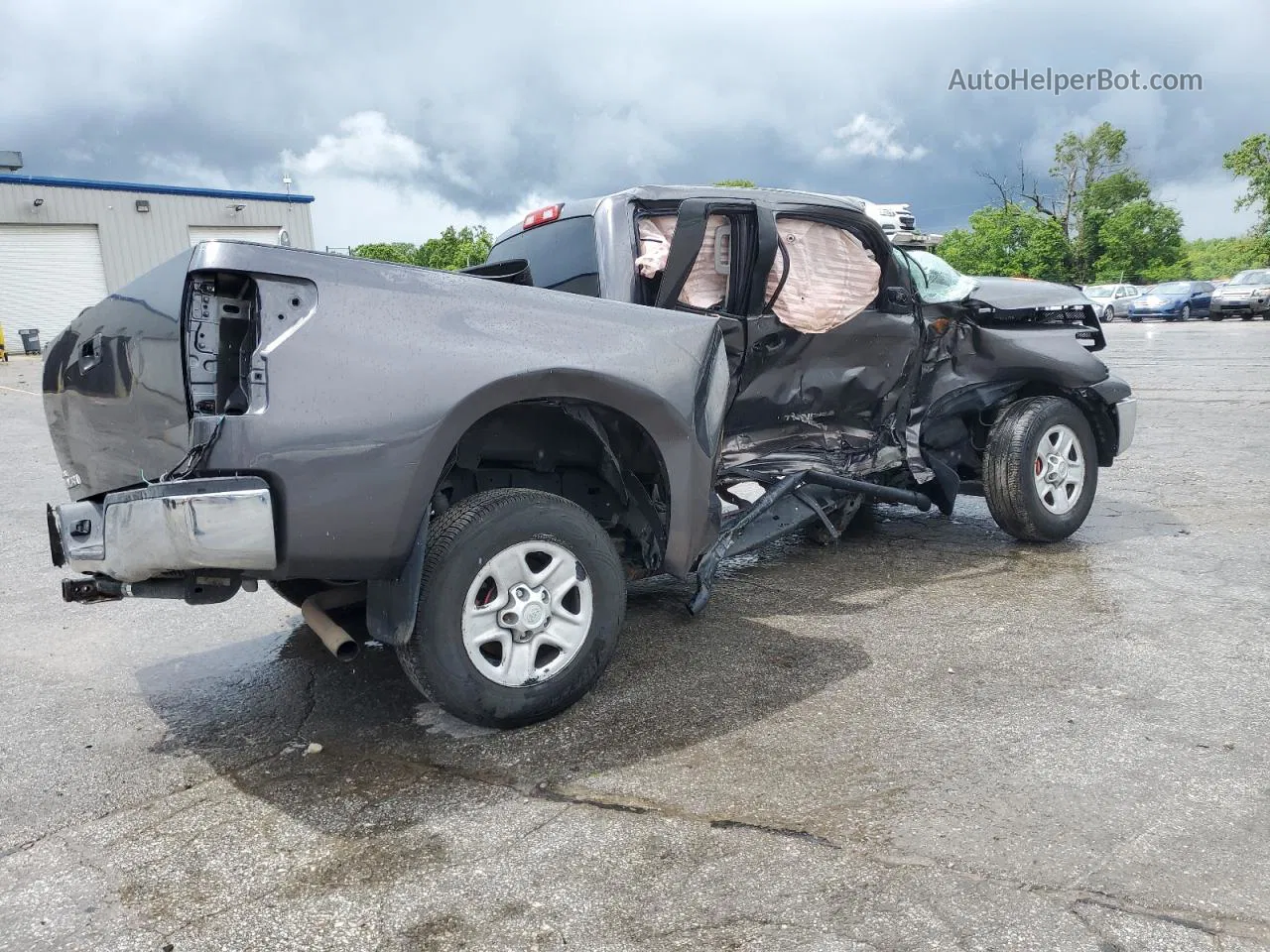 2012 Toyota Tundra Double Cab Sr5 Gray vin: 5TFRU5F16CX026963