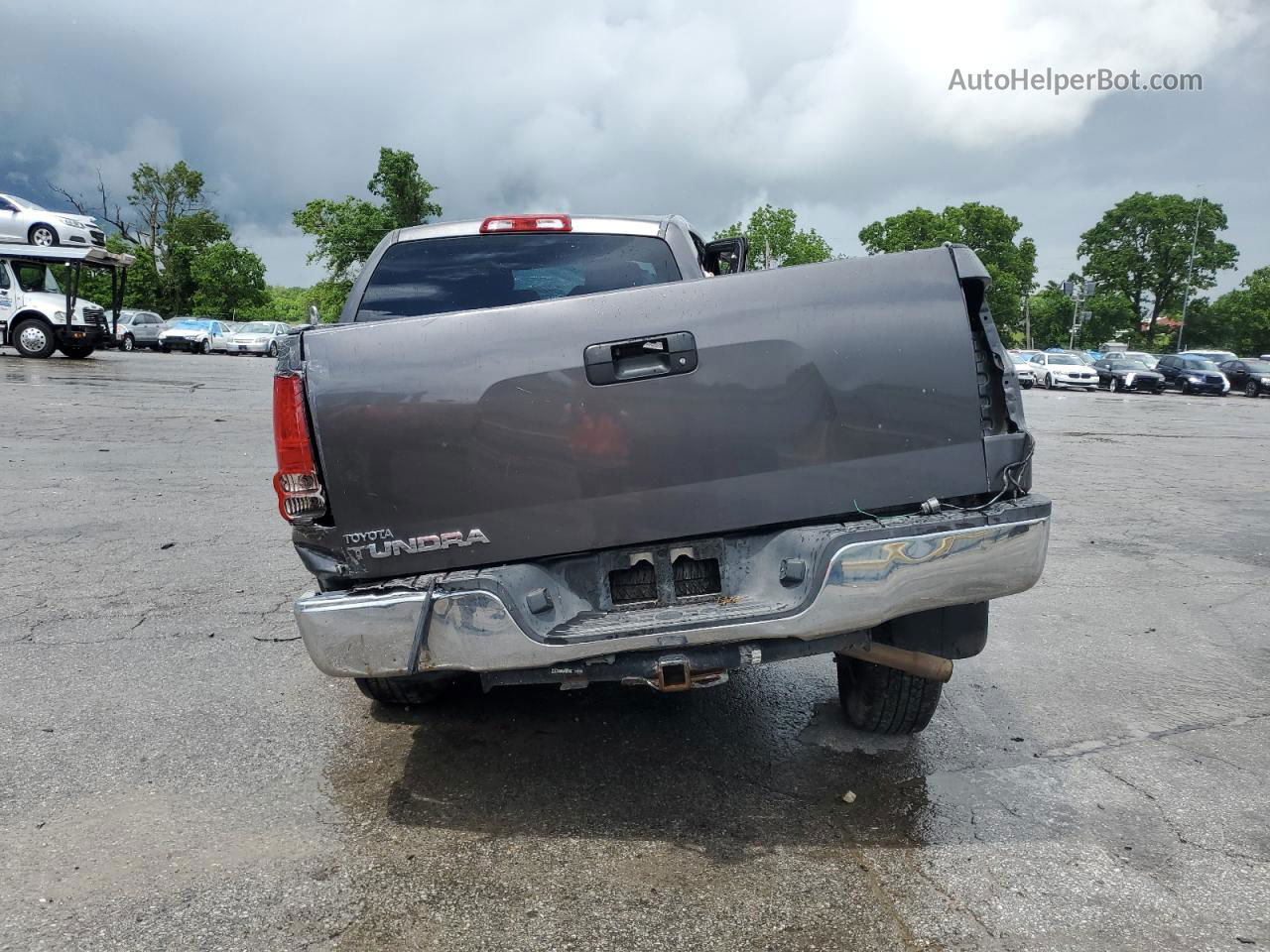 2012 Toyota Tundra Double Cab Sr5 Gray vin: 5TFRU5F16CX026963